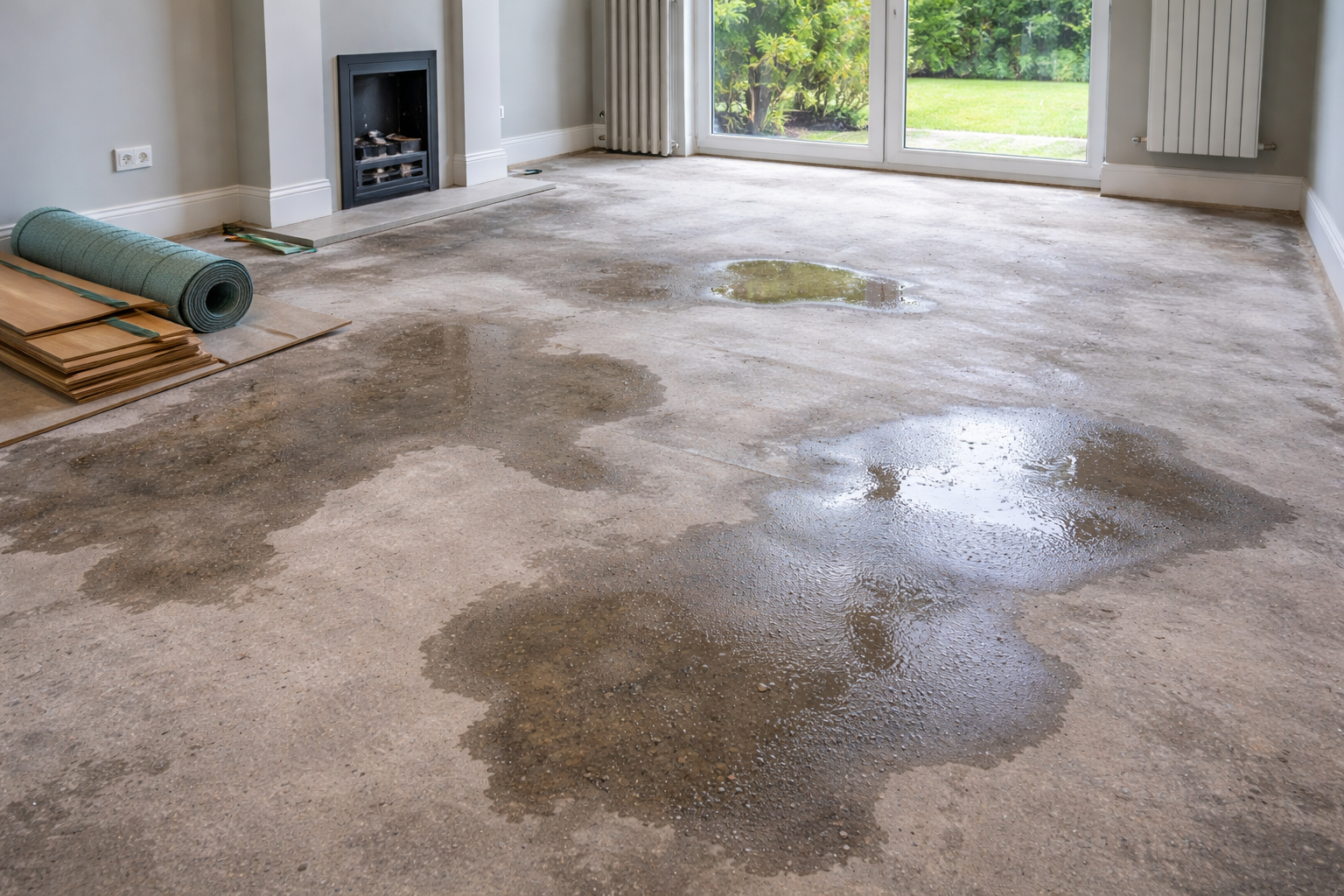 Can You Lay Flooring If the Floor Isn’t Completely Dry?