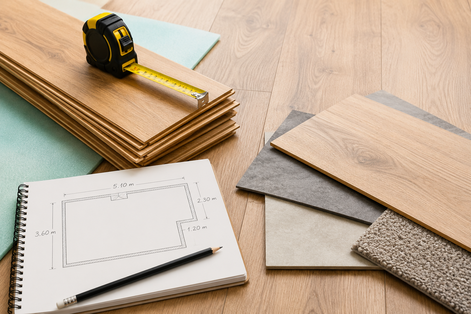 How Much Extra Flooring Should You Order? A Complete Guide to Flooring Waste.